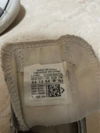 Converse grises - zapatillas bajas