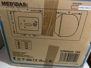 A ESTRENAR Termo eléctrico 1500W - 30L