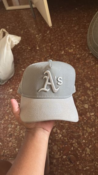 Gorra New Era gris - A's