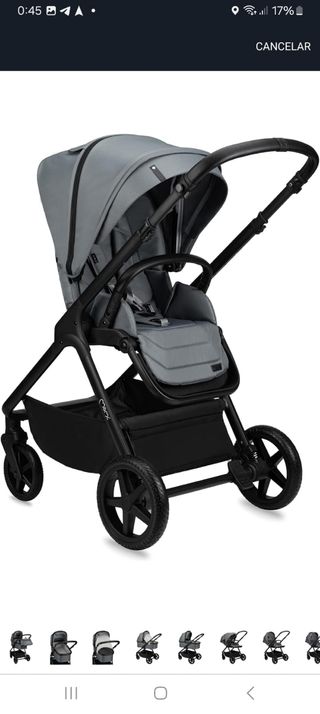 Silla MOMI GISELLE 2en1 Gris
