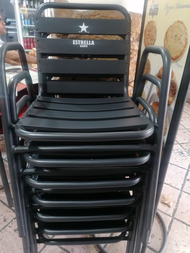 Silla Metálica para Terraza. 