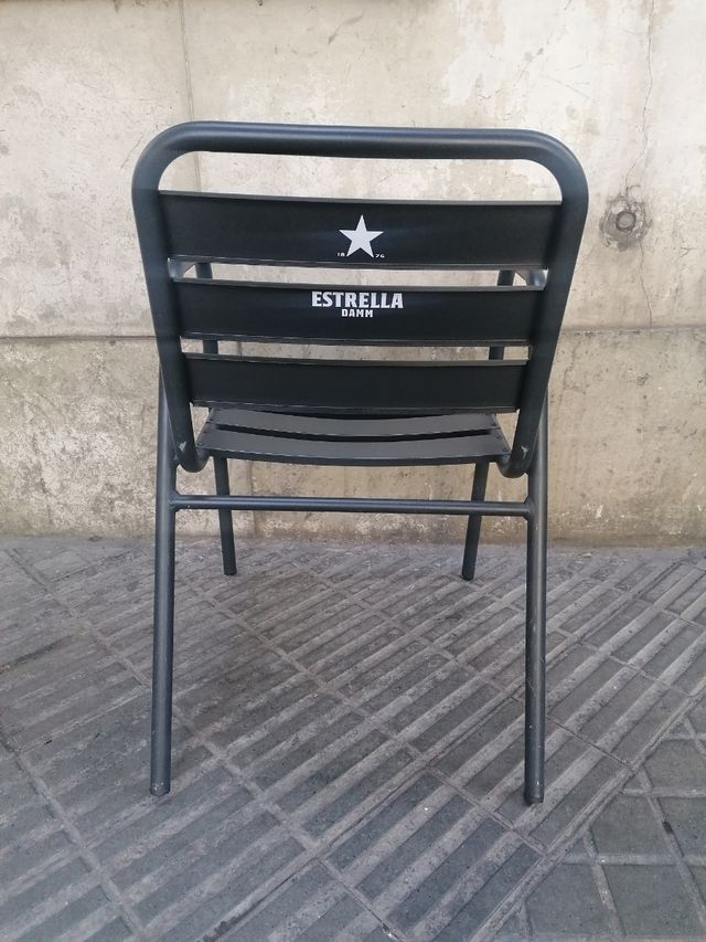 Silla Metálica para Terraza. 