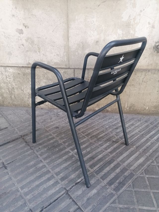 Silla Metálica para Terraza. 