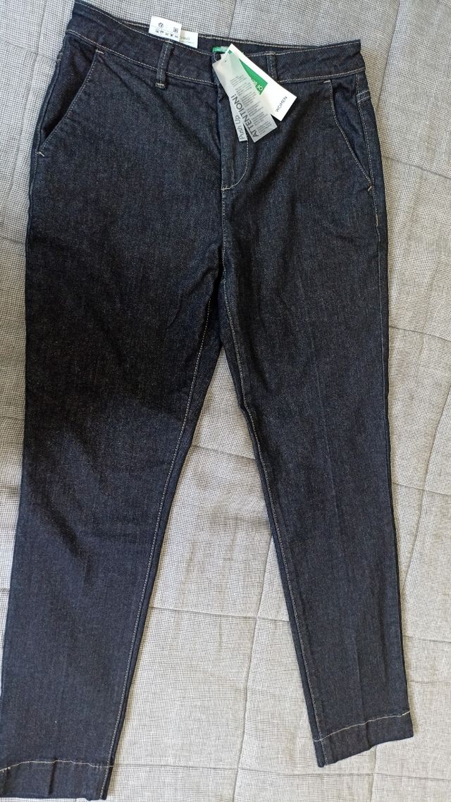 Vaqueros Benetton Mujer