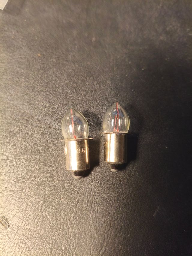 2 Bombillas Cinexin - Azul Transparente