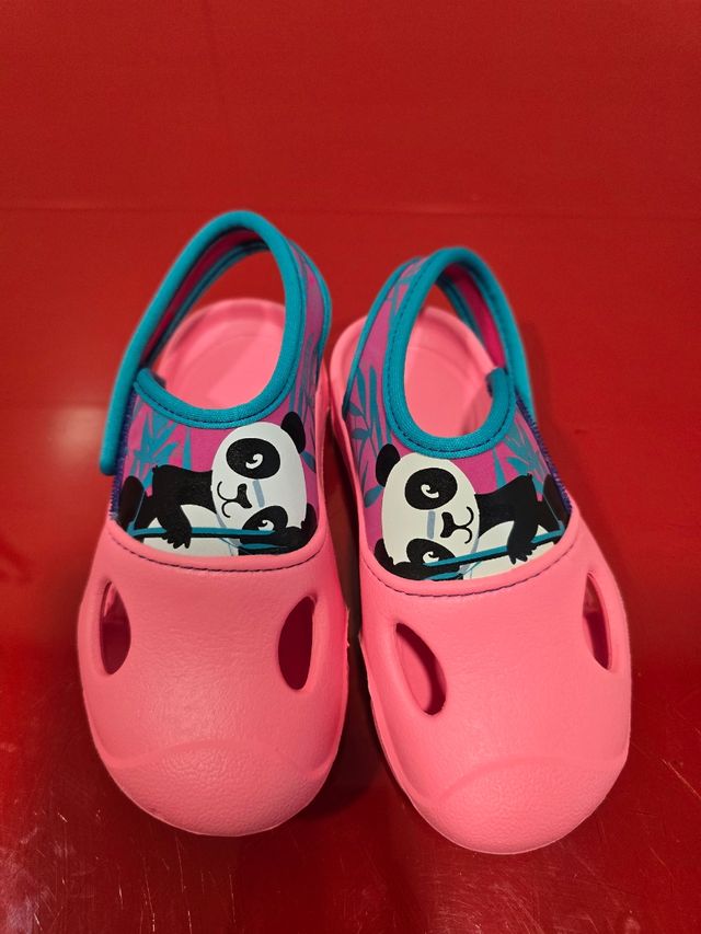 Chanclas Niña Rosa decathlon talla 24-25