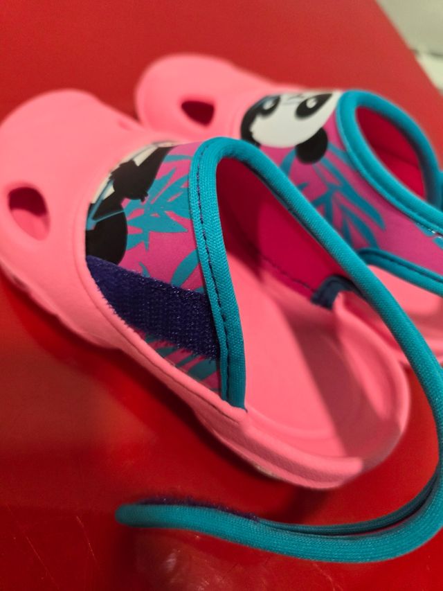 Chanclas Niña Rosa decathlon talla 24-25
