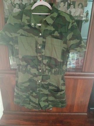 Mono corto camuflaje verde