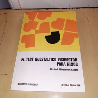 Libro el test Gestalticl visomotor para niños