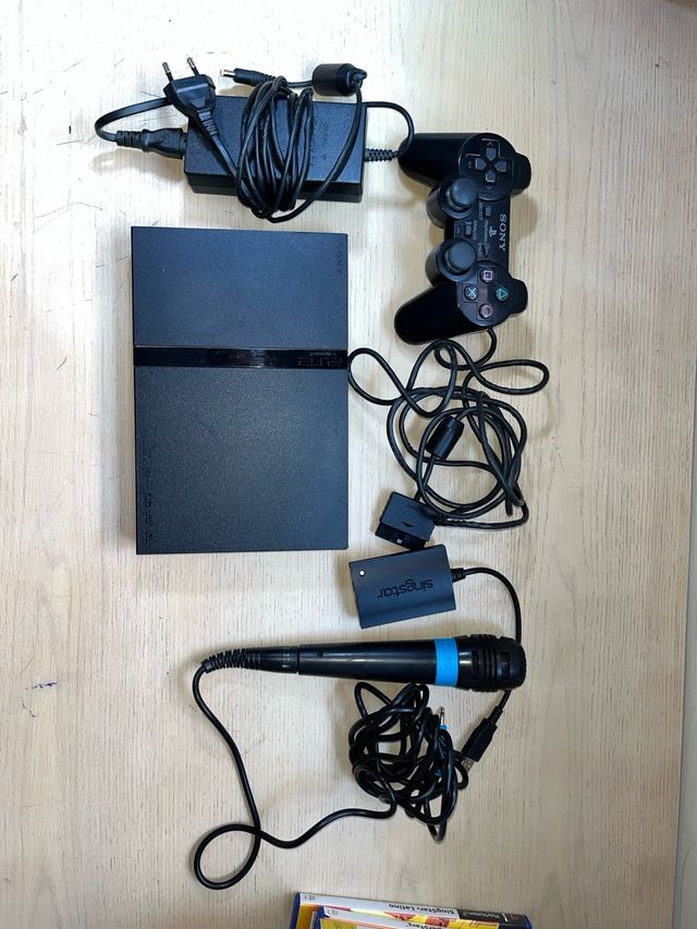PS2 Slim (PlayStation 2) + 12 juegos