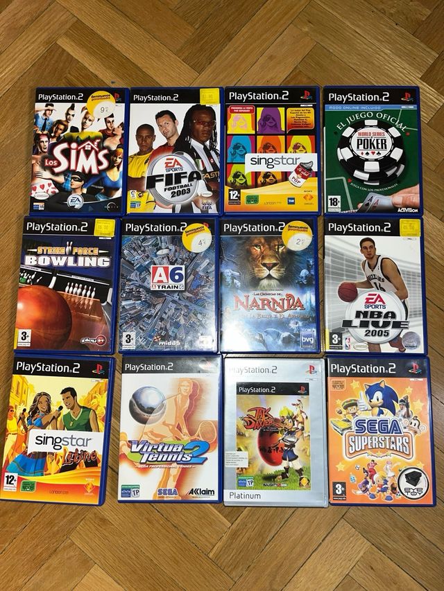PS2 Slim (PlayStation 2) + 12 juegos