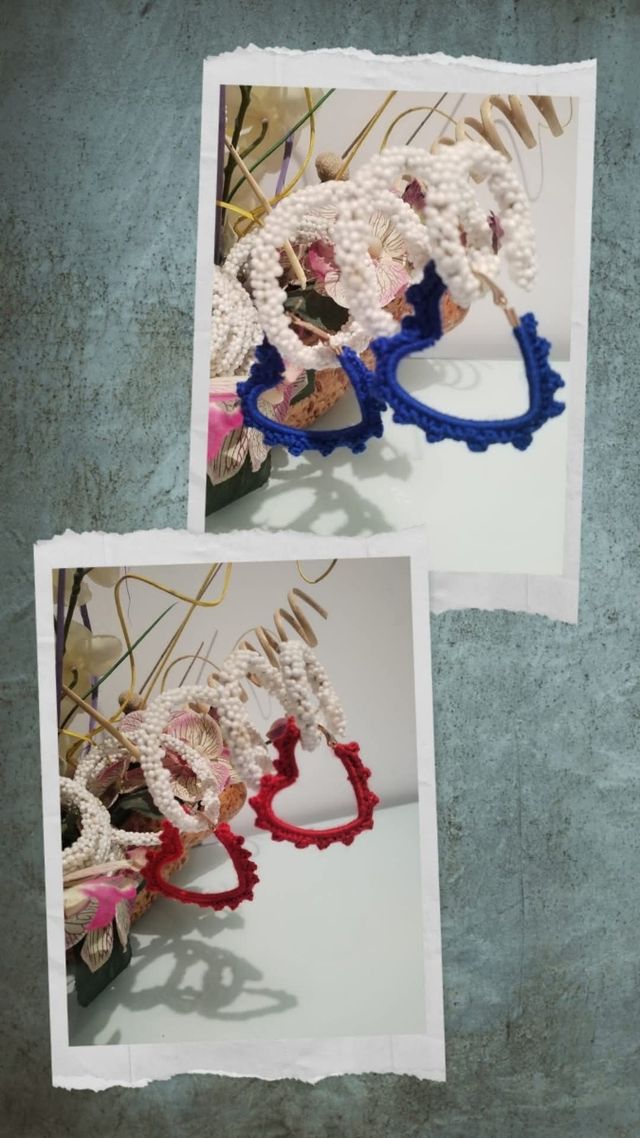 Pendientes ganchillo