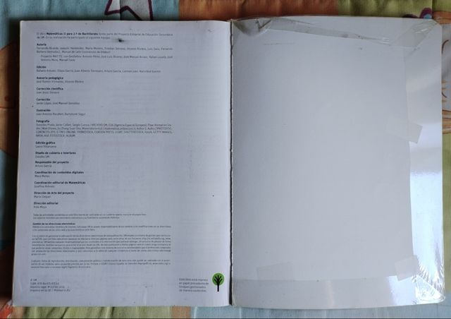 Libro Matemáticas II 2 Bachillerato Savia SM