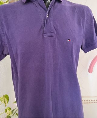 Polo Tommy Hilfiger morado