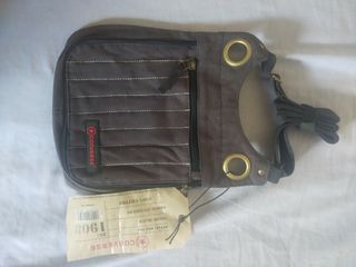 Bandolera Converse negra vintage
