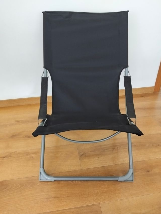 Silla Plegable Negra