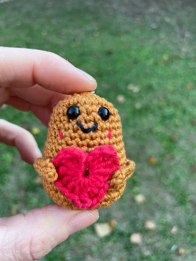 Portachiavi Patata Amigurumi