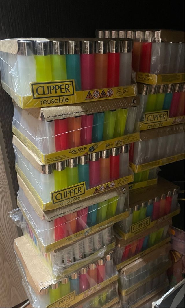 cajas de mecheros clipper