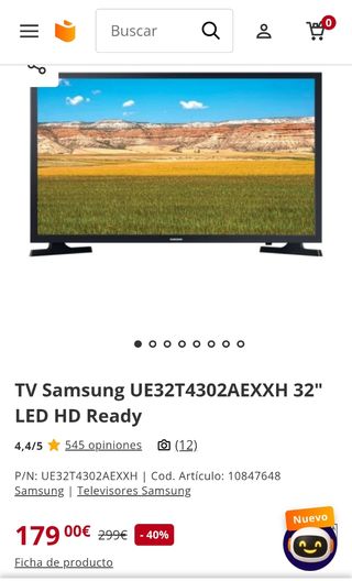 TV Samsung UE32T4302AEXXH 32" LED HD