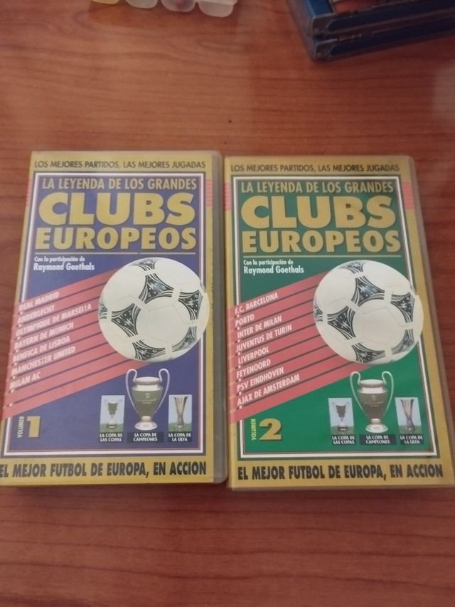 VHS La Leyenda Grandes Clubs Europeos