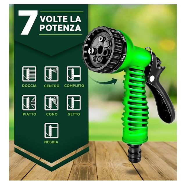 Tubo irrigazione giardino 22.5mt, Nuovo