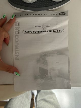 Cafetera Altic A110 - 2 tazas