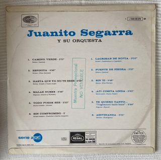 LP Juanito Segarra - Serie Azul - Promocional