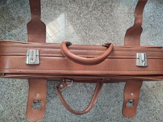 Maleta viaje marrón 72x49x22

