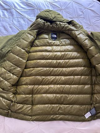 Parka The North Face verde oliva nueva.