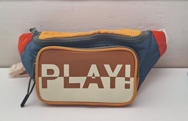 Riñonera Zara niño - Azul y Naranja