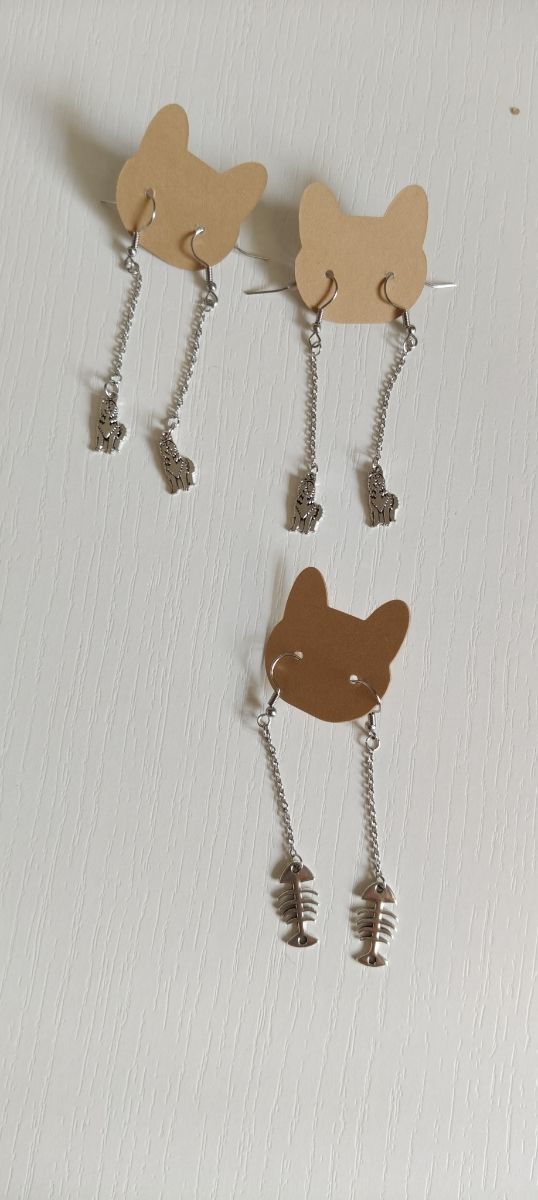 Pendientes largos plata 
Ver más en mi perfil 