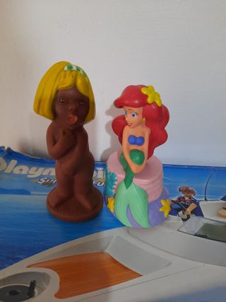 Muñecas Ariel y niña