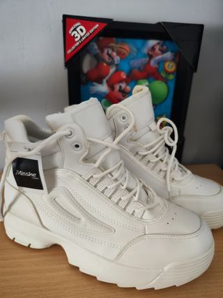 Zapatillas deportivas blancas mujer