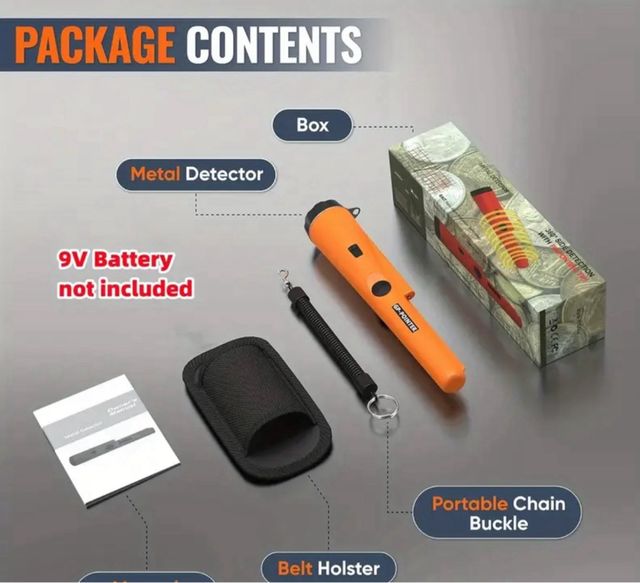 2 Detectores  Metales: 1 Precisión + bobina