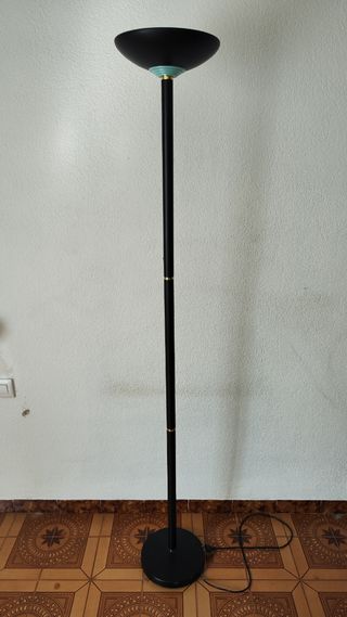 Lámpara pie vintage negra 180cm