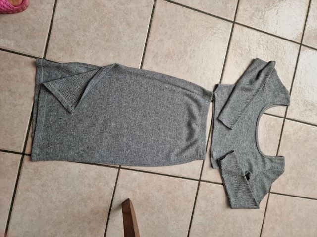 Completo maglia grigio