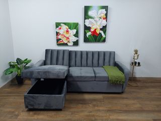 !!NUEVO!!!sofa cama con arcon y chaise longue!!