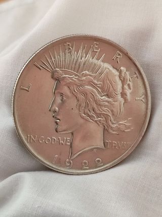 Estados Unidos 1 Dolar "Peace Dollar 1922  Plata