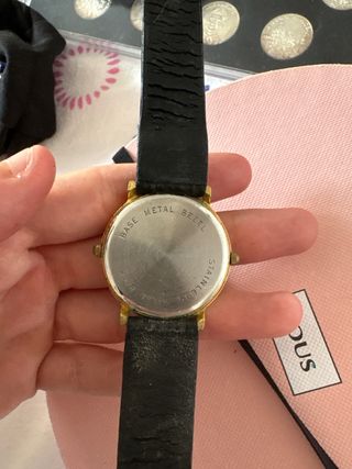 Reloj Duo Time cuarzo dorado