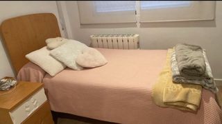 Cama juvenil madera - rosa