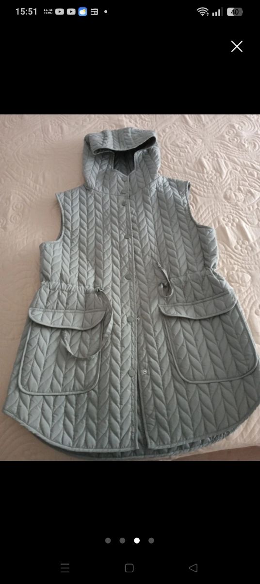 Chaleco acolchado Sfera verde oliva talla S