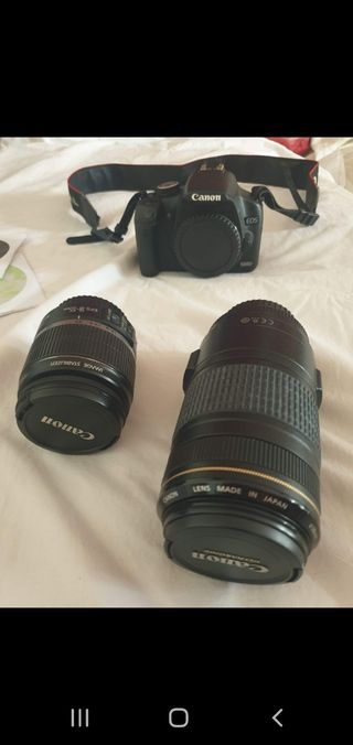 Canon EOS 500D + 2 objetivos