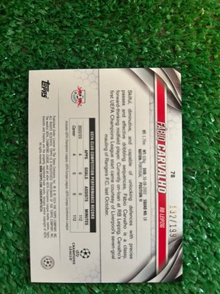 Carta Fabio Carvalho #/199