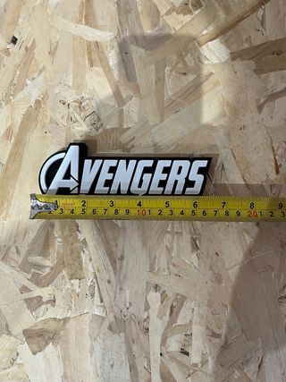 Scritta Avengers 3D