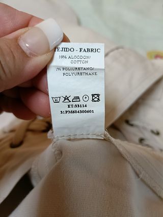 Pantalón Purificación García Beige M
