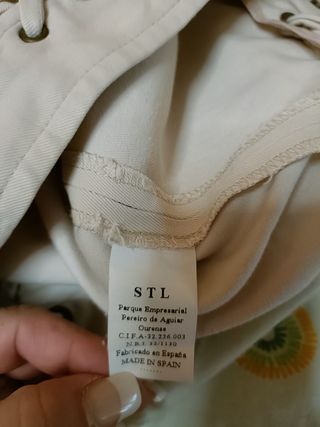 Pantalón Purificación García Beige M