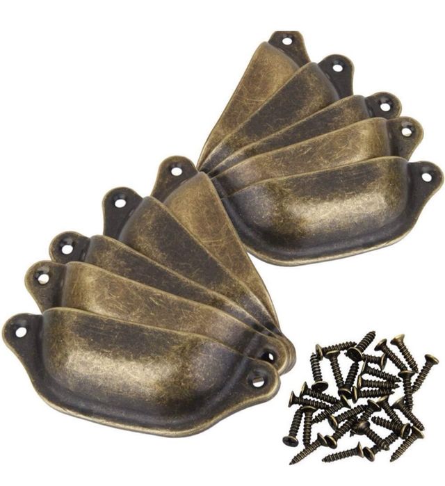 Tiradores Vintage Concha - 40 piezas