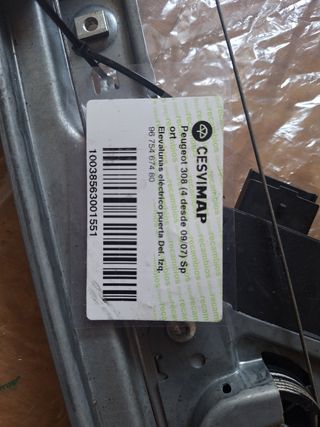 Elevalunas eléctrico delantero izq Peugeot 308