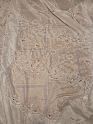 3€ compra ora 3 Pezzi di stoffa satinato bianco 