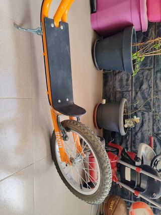 Scooter bici naranja 